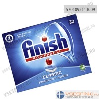Таблетки для п/м: Finish Classic 32шт.