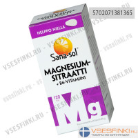 Sana-sol Magnesiumsitraatti 120 табл