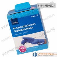Перчатки Rainbow одноразовые M/L 50 шт