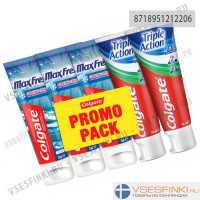 Набор зубных паст Colgate PROMO PACK 75мл x 5шт
