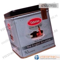 Чай Victorian черный 50 пак в банке