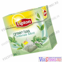 Чай Lipton Green Mint зеленый чай 20пак
