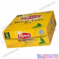 Чай Lipton Yellow Label 100 пакетиков