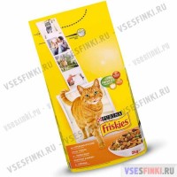 Купить корм FRISKIES для вз.кошек (курица-овощи) 2кг