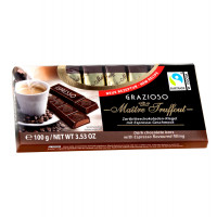 Шоколад Maitre Truffout  темный "Espresso" в мини-батончиках, 100 г