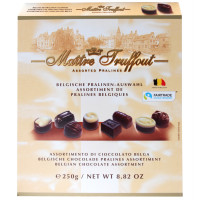 Конфеты шоколадные Maitre Truffout  бельгийское пралине ассорти, 250 г