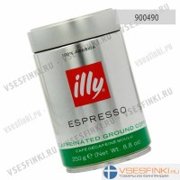 Молотый кофе: illy Espresso без кофеина 250гр
