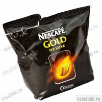 Растворимый кофе: Nescafe Gold De-Luxe 250гр. Цена
