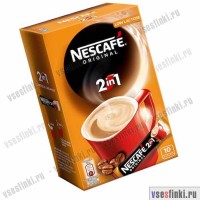 Растворимый кофе: Nescafe в пакетиках 2в1 Original 100гр.