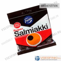 Салмиачные конфеты FAZER Super Salmiakki 80гр