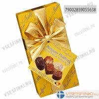 Шоколадные конфеты Maitre Truffout Бельгийское пралине 100гр (Желтая)