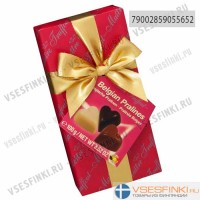 Шоколадные конфеты Maitre Truffout Бельгийское пралине 100гр (Красная)