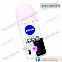 Антиперспирант шариковый Nivea "Невидимая защита для черного и белого CLEAR" 50мл