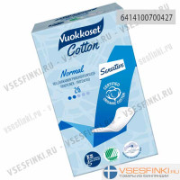 Ежедневные прокладки Vuokkoset Cotton Normal 26шт