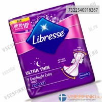 Прокладки Libresse Ultra Night Extra Wing 9шт