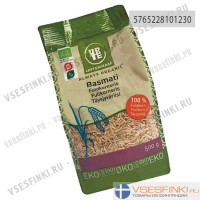 Рис Urtekram органический басмати 500 гр, с беконом