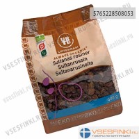 Изюм киш-миш без косточек органический Urtekram 400гр