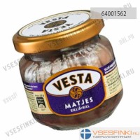 Сельдь матье Vesta в соусе 160/100гр