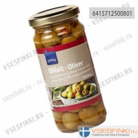 Зелёные оливки с паприкой Rainbow 235/142гр