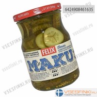 Огурцы Felix без добавления сахара 560/300гр