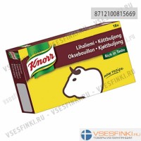 Knorr мясной говяжий бульон 180гр (18 кубиков)