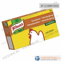 Knorr куриный бульон 180гр (18 кубиков)