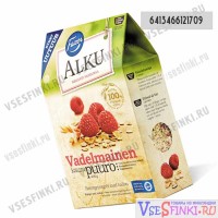 Овсяные хлопья Fazer Alku 400гр (Малина)