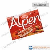 Мюсли Alpen (клубника,йогурт) 5штх19 гр