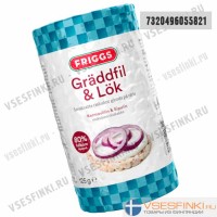 Рисовые лепёшки Friggs сметала и лук 125гр