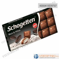 Шоколад Shogetten с черно-белой начинкой 100гр