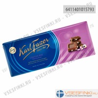 Шоколад Fazer с лакрицей 200гр