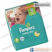 Подгузники Pampers BabyDry №6 (15+кг) 40шт