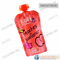 Ella's Kitchen (персик,банан) с 4мес 120гр