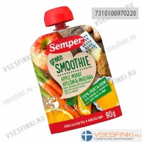 Semper (яблоко,морковь,апельсин,имбирь) с 6 мес 90гр