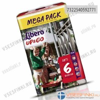Подгузники-трусики Libero Up&Go №6 (13-20кг) 58шт