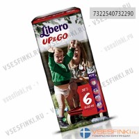 Подгузники-трусики Libero Up&Go №6 (13-20кг) 38шт