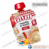 Piltti (яблоко,банан,персик,йогурт) с 6 мес 90гр