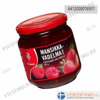 Варенье Saarioinen клубнично-малиновое  500 гр