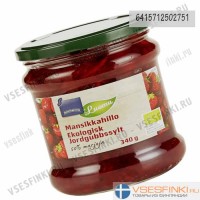 Варенье Rainbow Luomu клубничное  340 гр