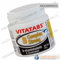 Вмиамины Vitatabs B-Complex Vahva 100таб