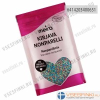Кондитерская посыпка Meira Kirjava nonparell (шарики) 60гр
